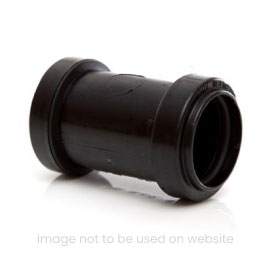 POLYPIPE Push-Fit Waste 32mm Straight Coupling Double Socket 2